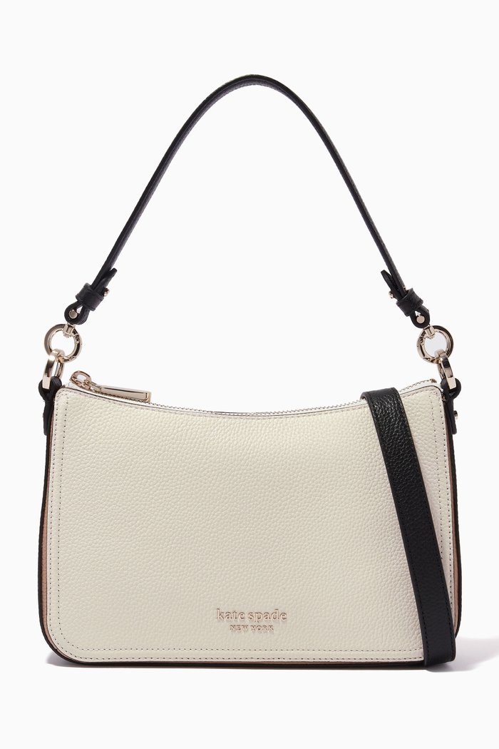 

Hudson Medium Crossbody Bag in Leather, Multicolour