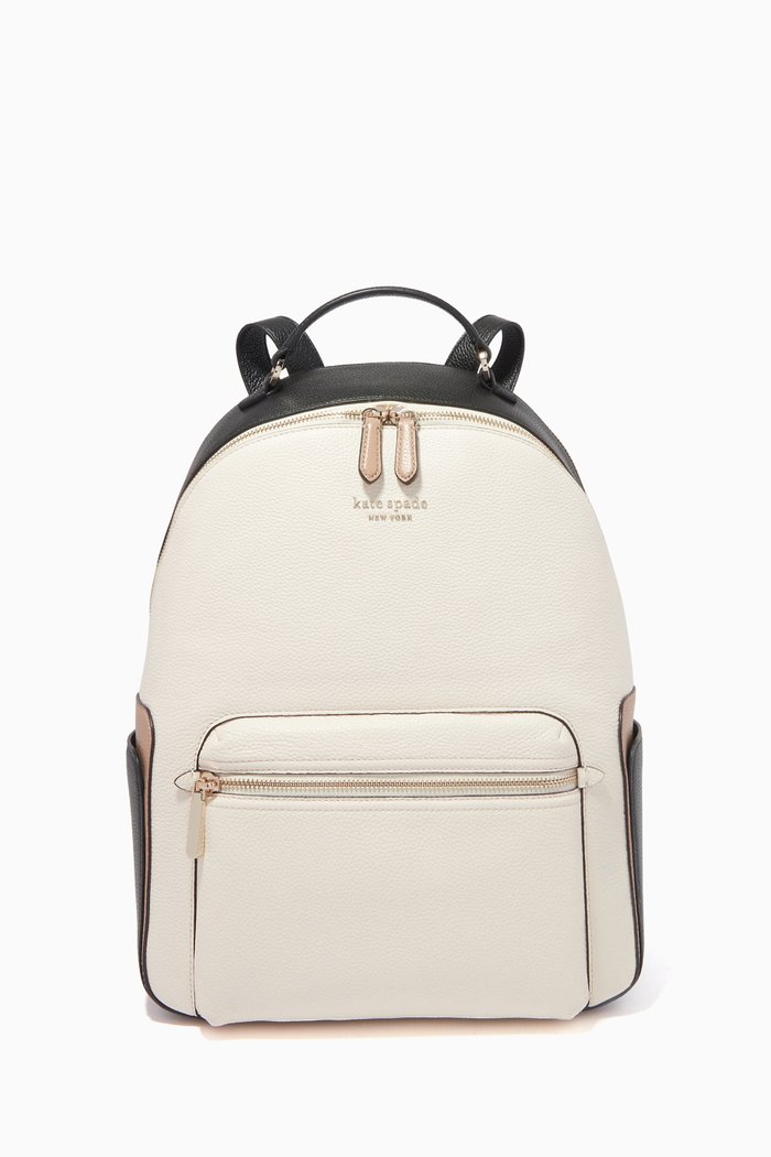 

Hudson Backpack in Leather, White