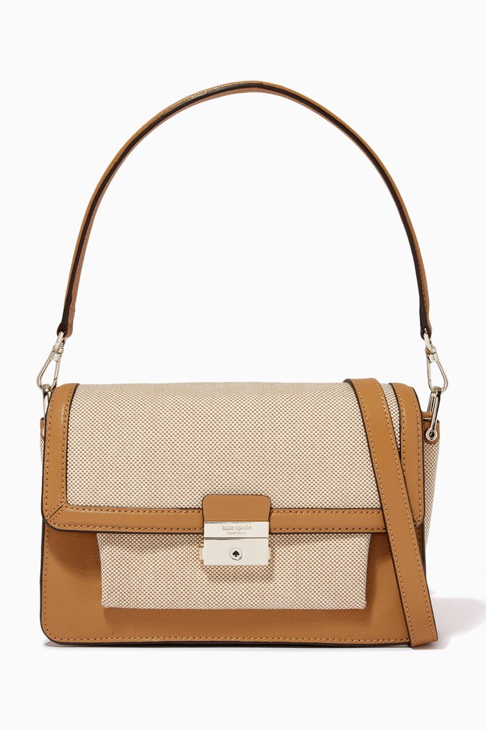 

Voyage Bag in Canvas & Leather, Multicolour