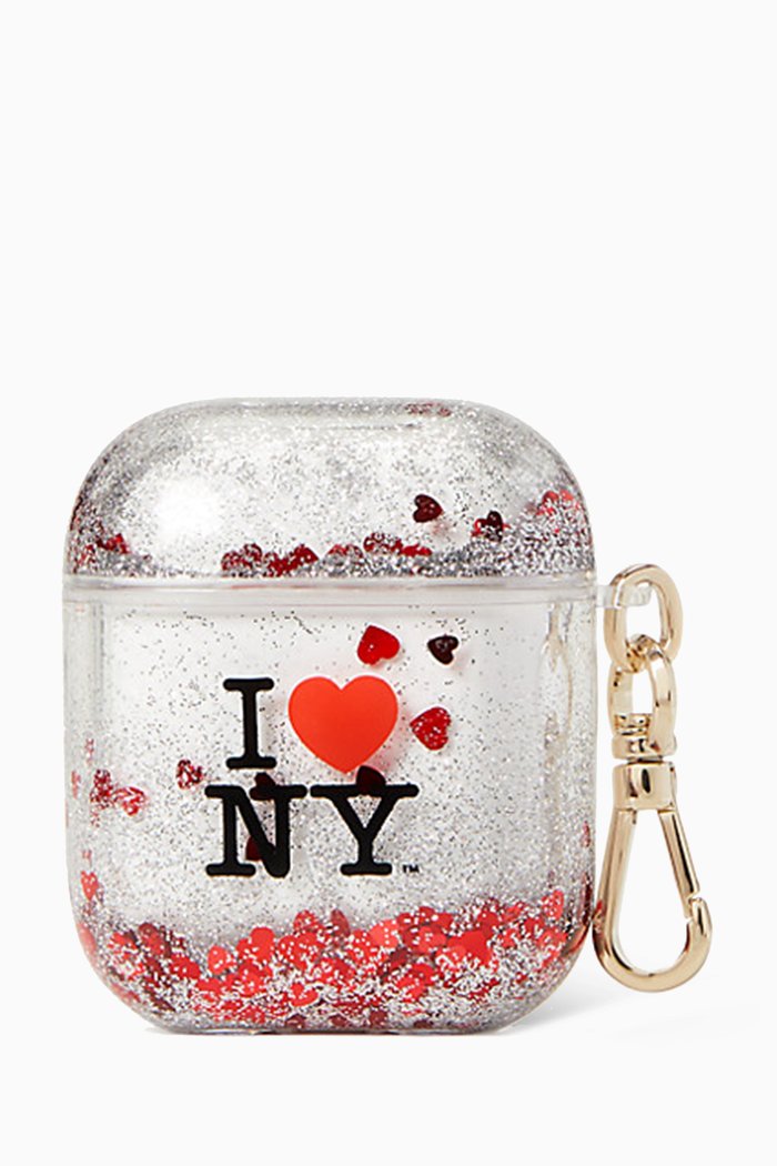 

I heart NY Airpods Case in Resin, Black