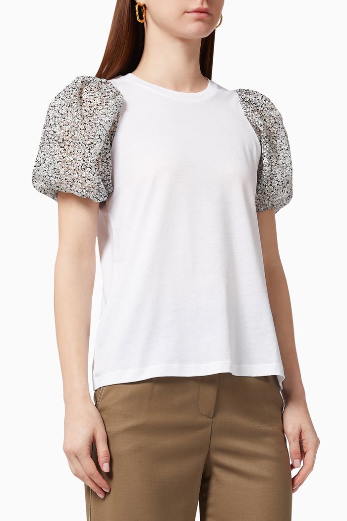 Mixed T-Shirt, White