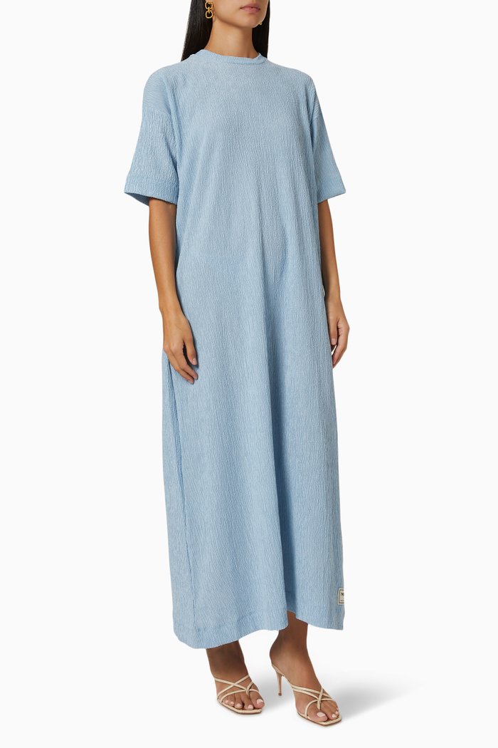 

Crinkle Dress, Blue