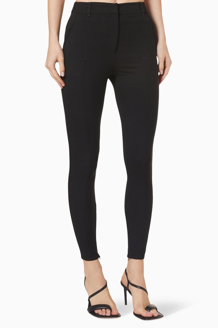 

Trousers in Stretch Wool, Black