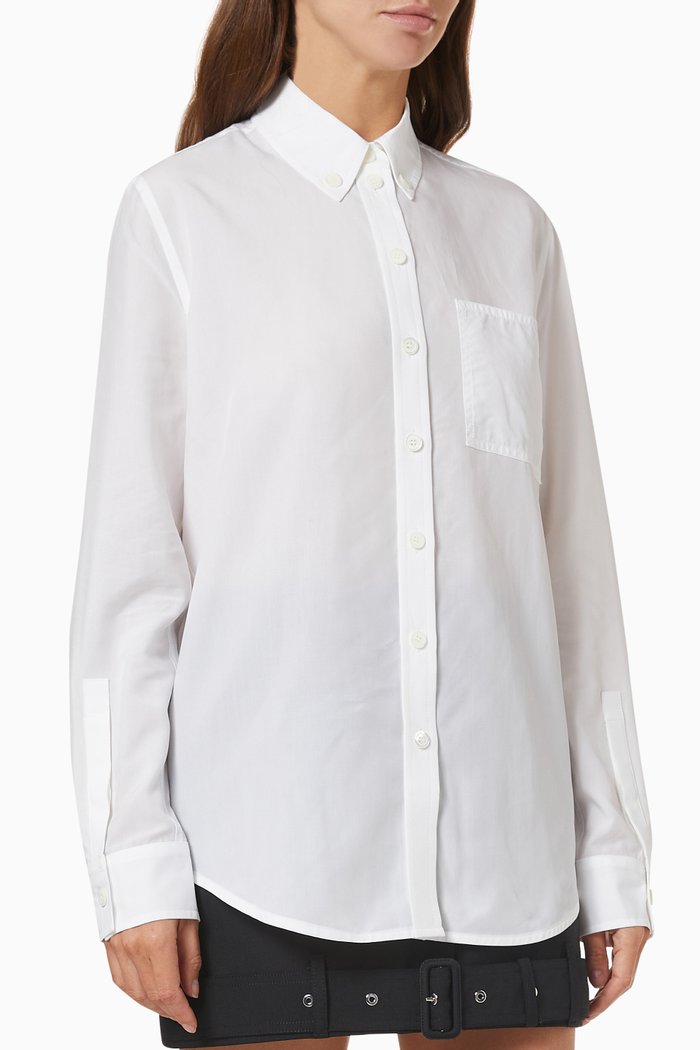 

Location Print Shirt, White