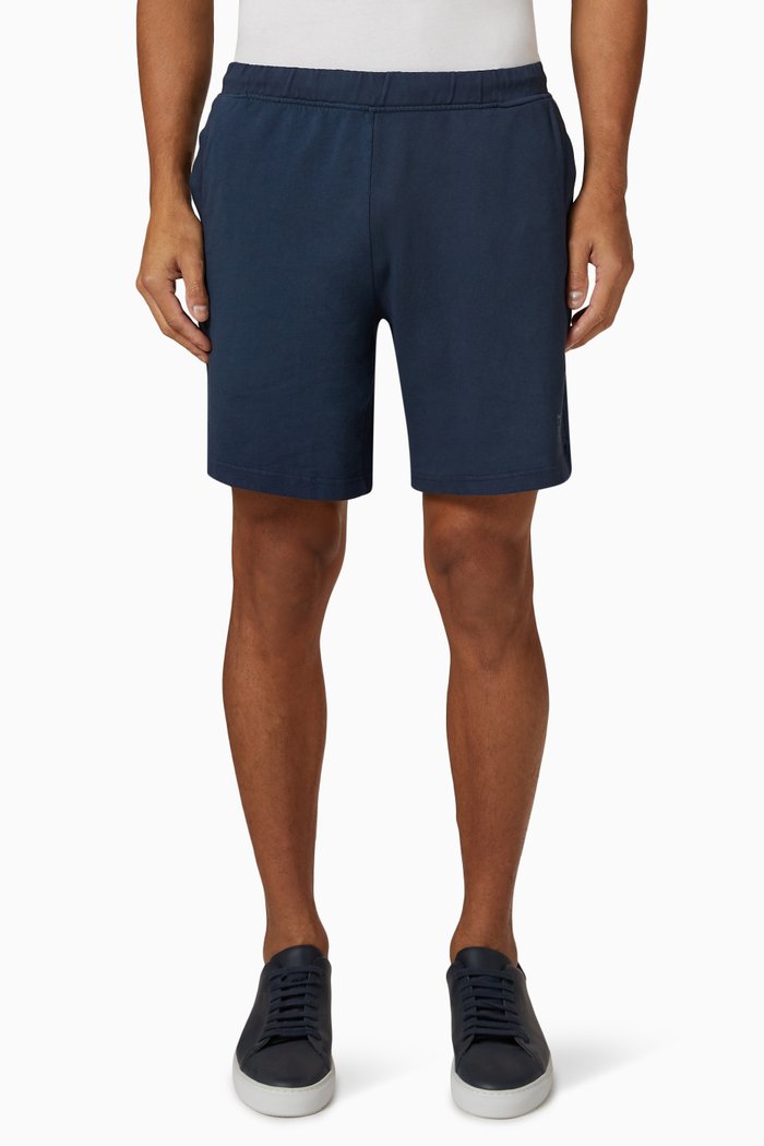 

Garment Dyed Shorts in French Terry, Blue