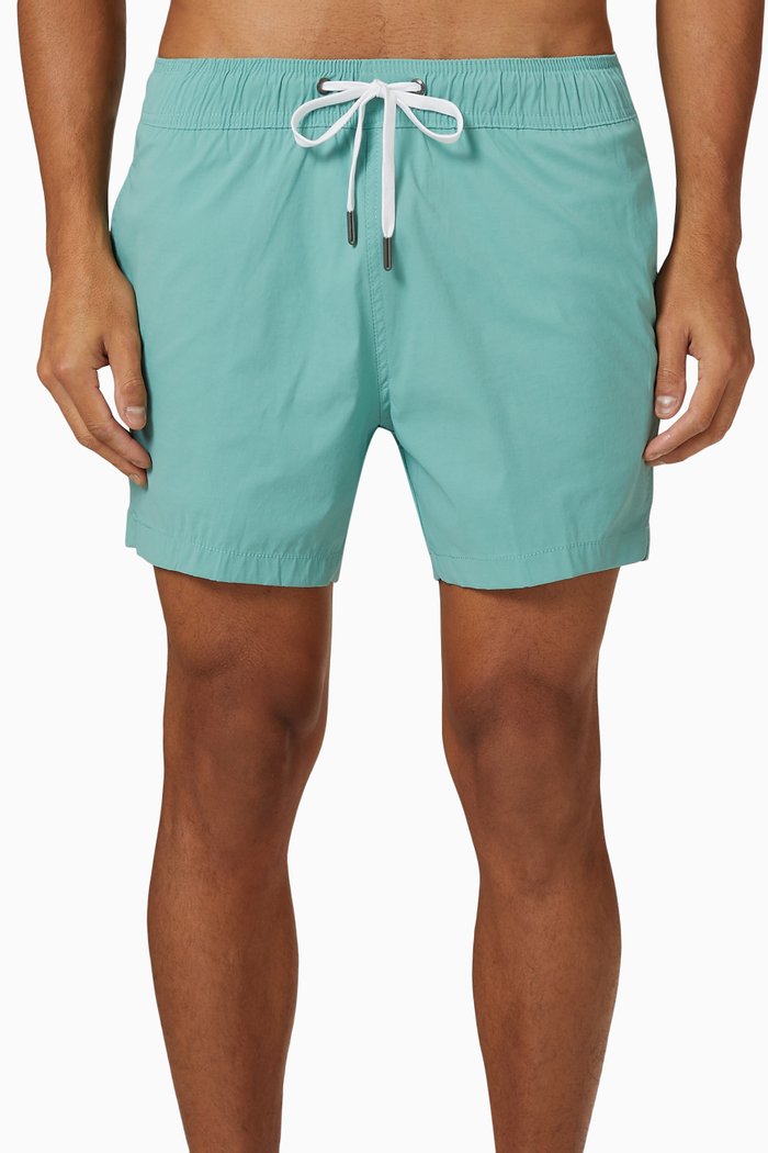 

Charles 5 Swim Trunks in Nylon, Green