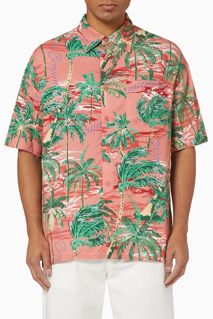 

Short Sleeve Shirt in Cotton, Multicolour