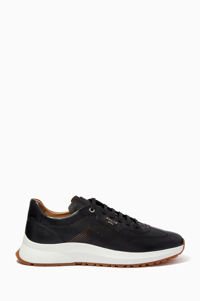 

Davor Sneakers in Leather, Black