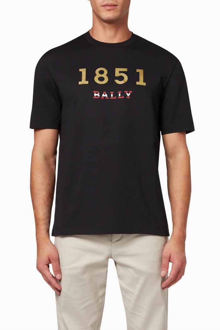 

1851 T-shirt in Cotton, Black