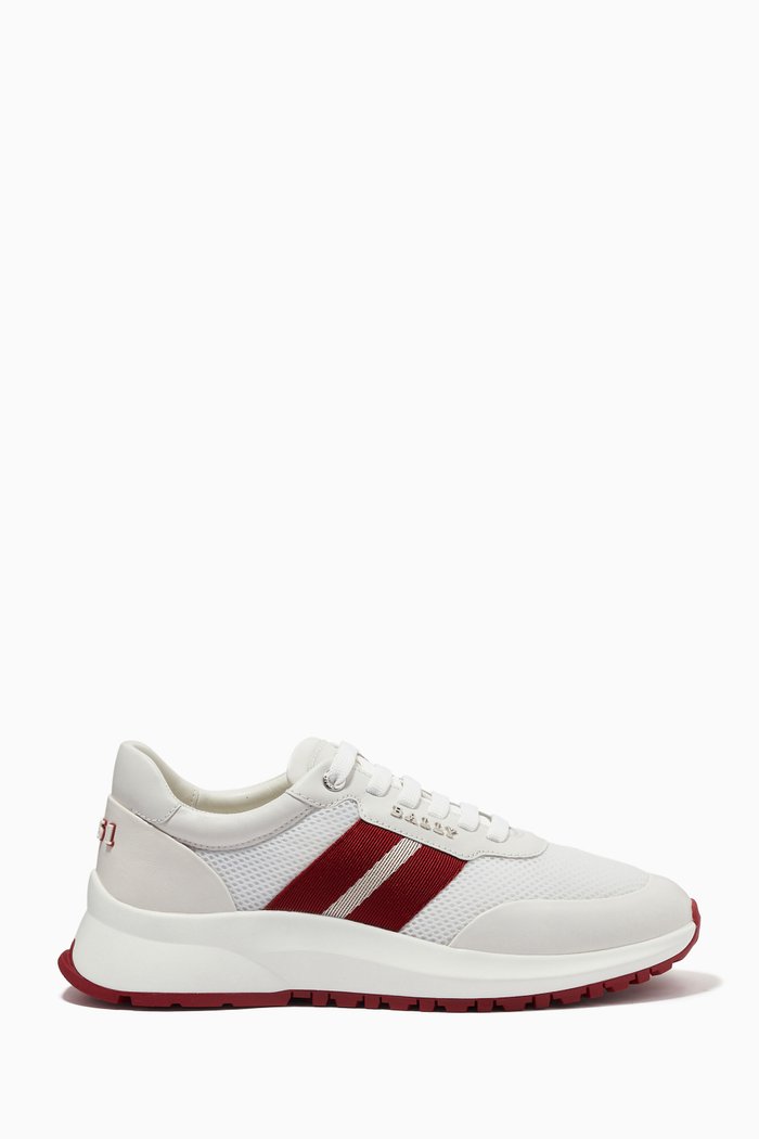 

Daryn Sneakers in Mesh & Leather, White