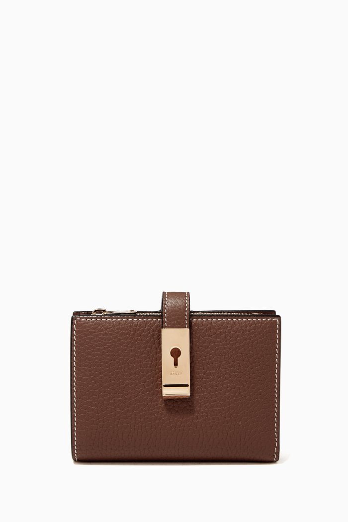 Assen Wallet in Leather, Brown