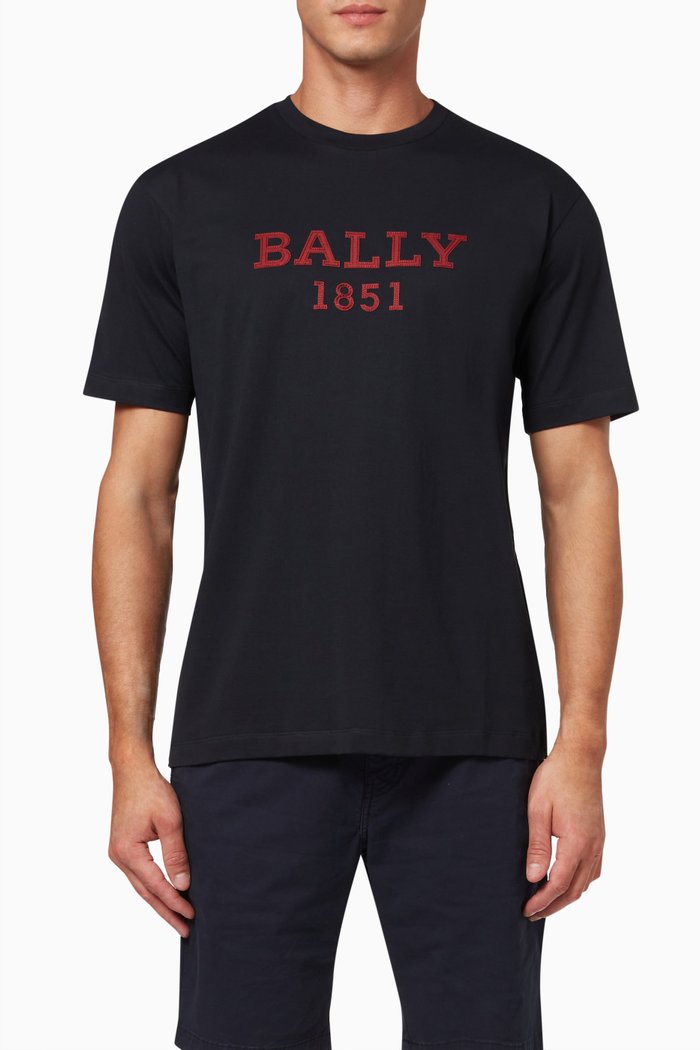 

Logo T-shirt in Cotton Jersey, Blue