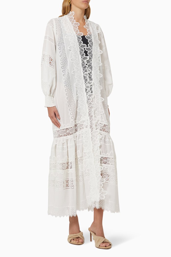 

Chia Kimono in Cotton, White