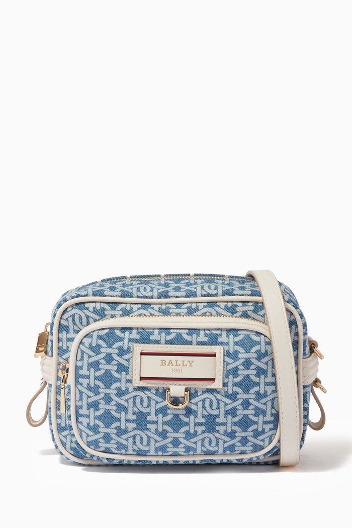 

Eillen Minibag in Monogram Denim, Multicolour