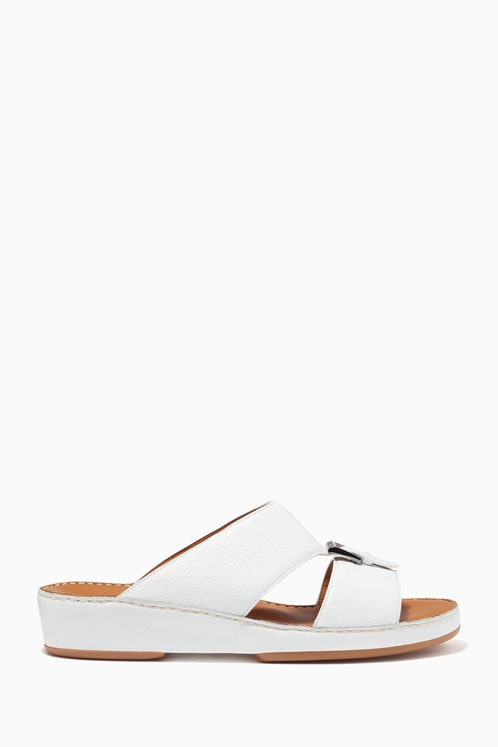 

Handrix Sandals in Leather, White