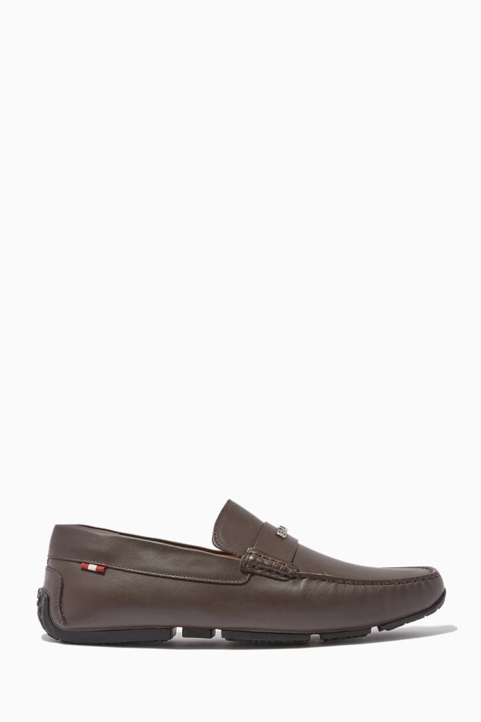 Palsy Loafers in Leather, Brown
