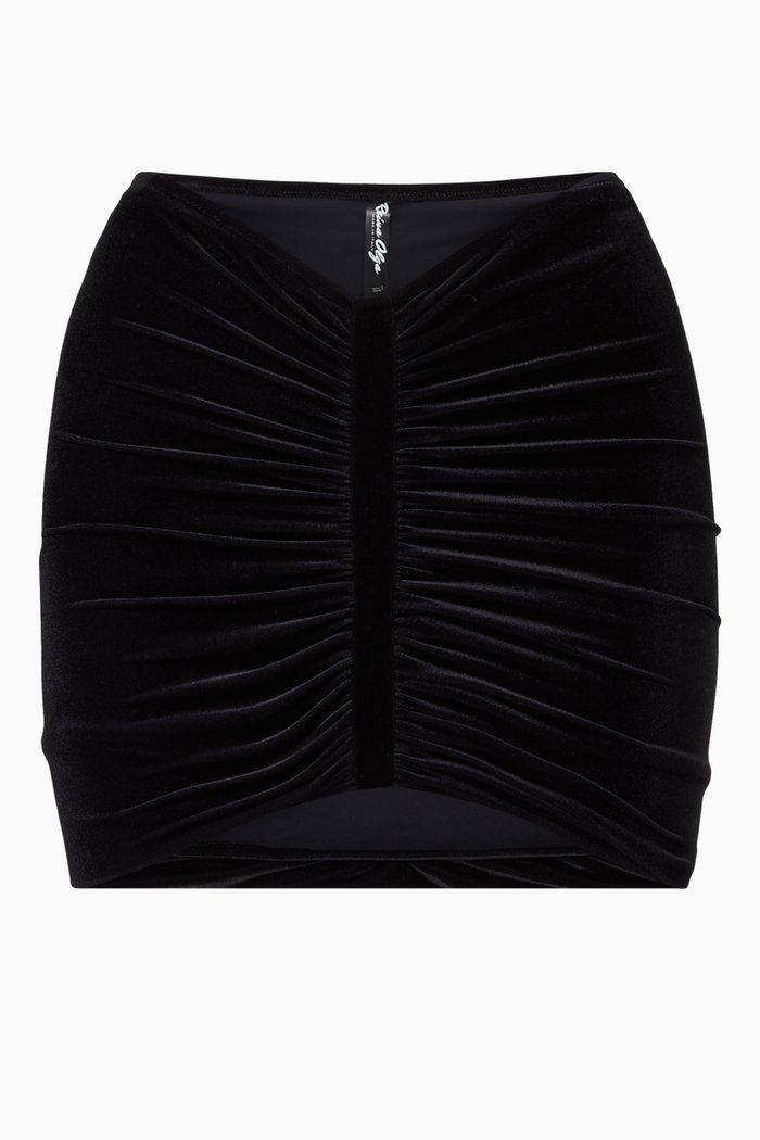 

Geraldina Scrunch Swim Skirt in ECONYL®, Black