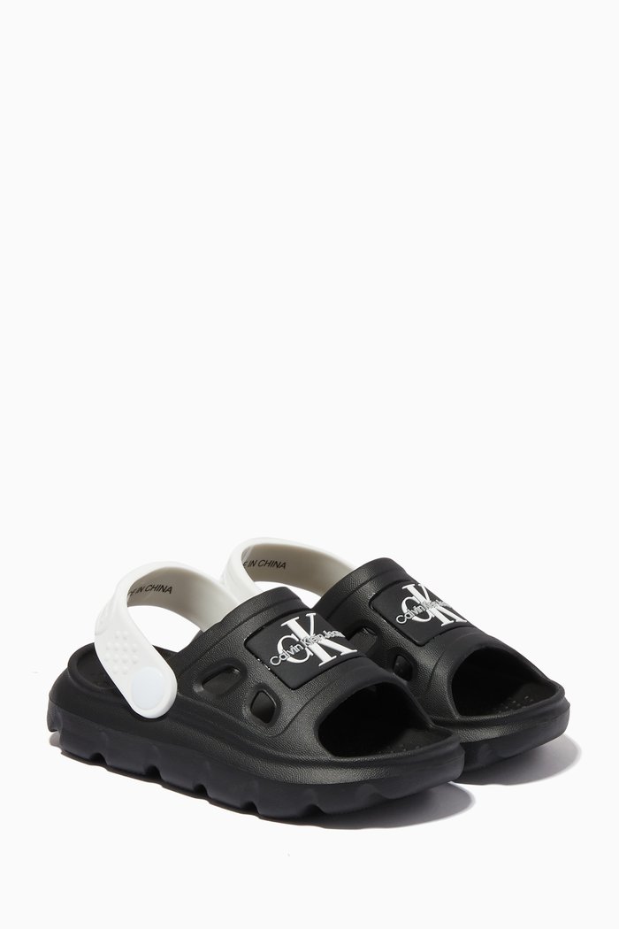 

Clog Sandals in Rubber, Black