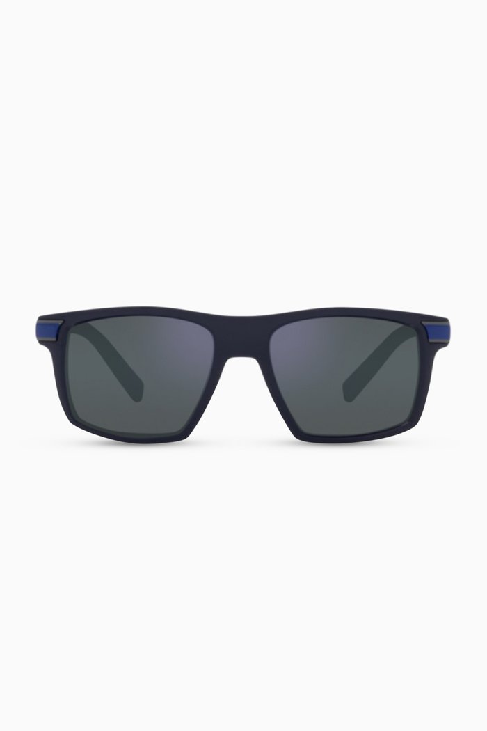 

Sporty Sunglasses in Nylon Fibre, Black