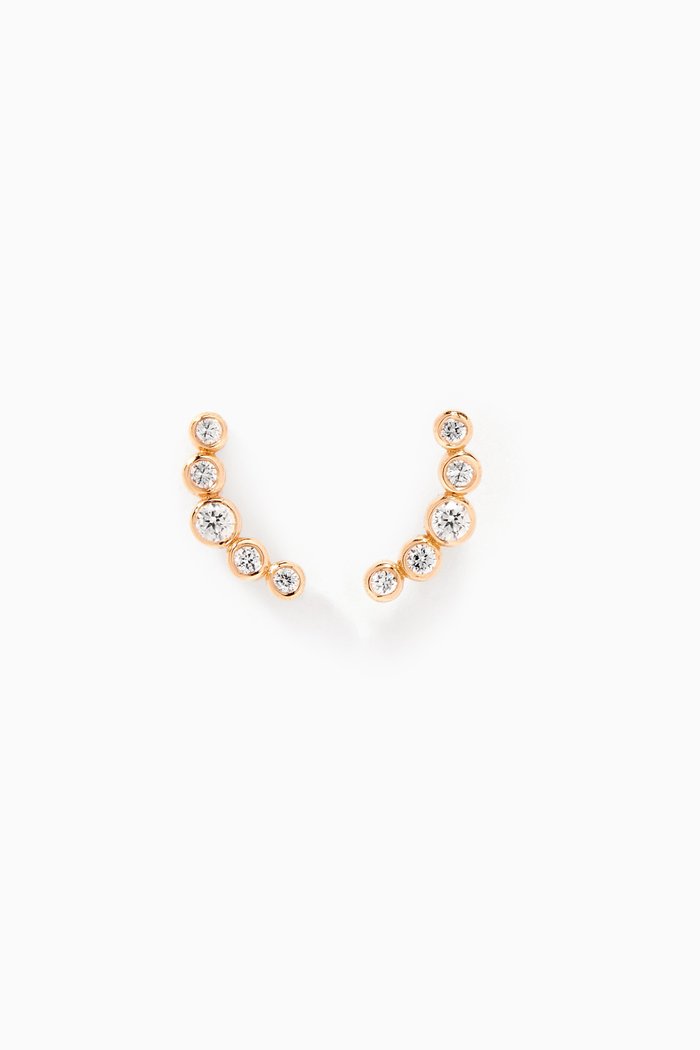 

Diamond Climber Earrings in 18kt Gold, Yellow
