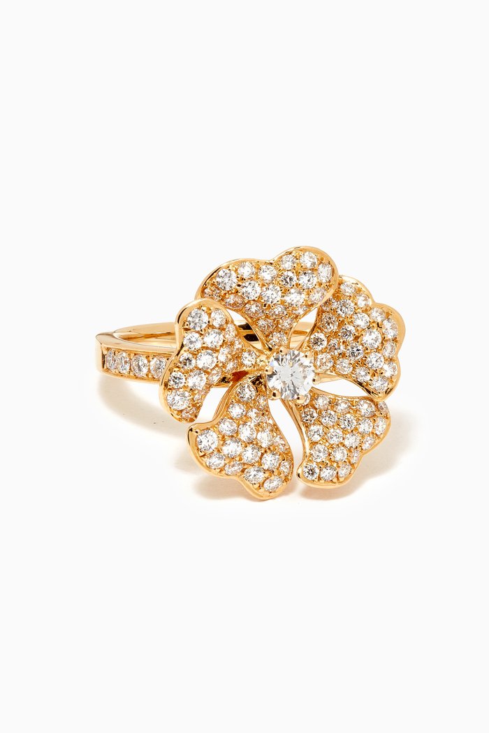 

Bloom Diamond Ring in 18kt Yellow Gold