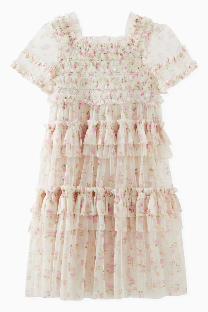

Bijou Rose Smocked Dress, Purple