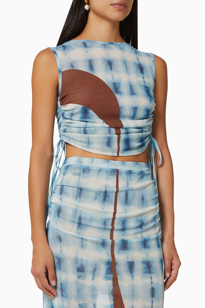 

90's Mesh Top, Blue