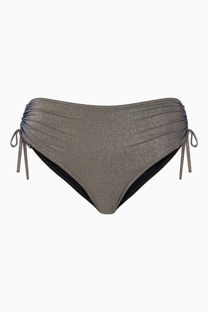 

Aya Lurex Maillot Bikini Bottom, Gold