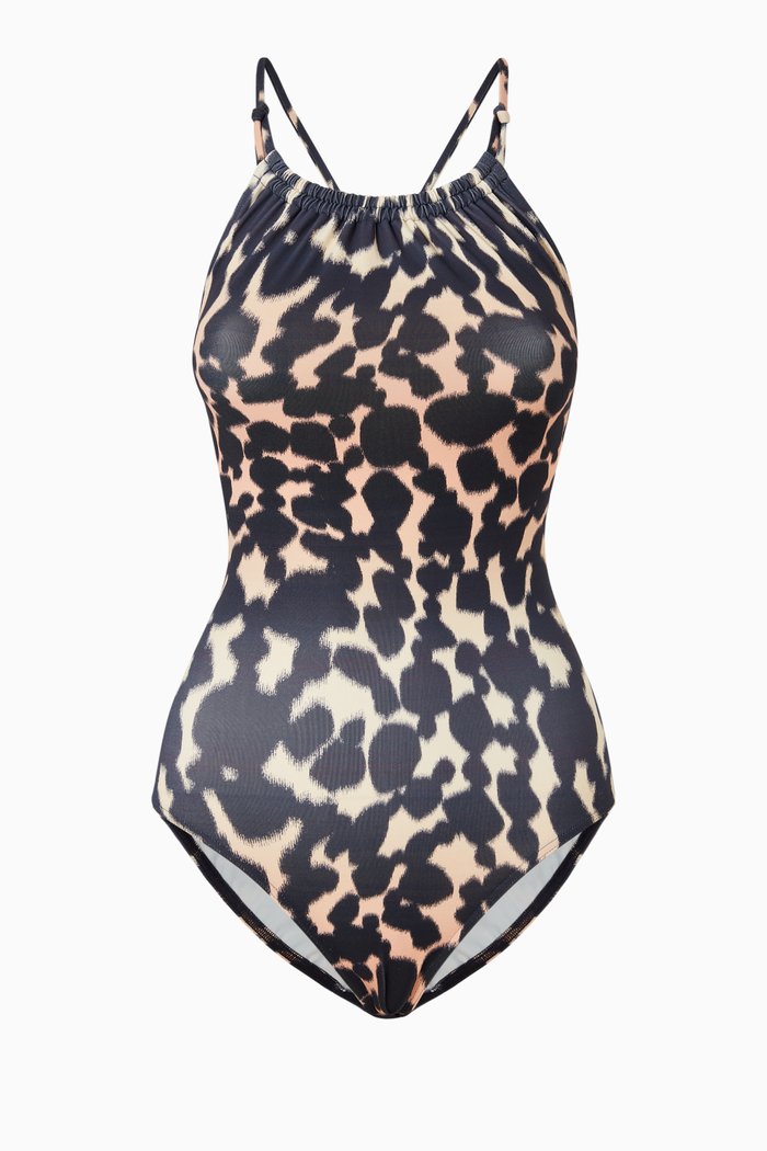 

Soraya One Piece Swimsuit in Jersey, Brown