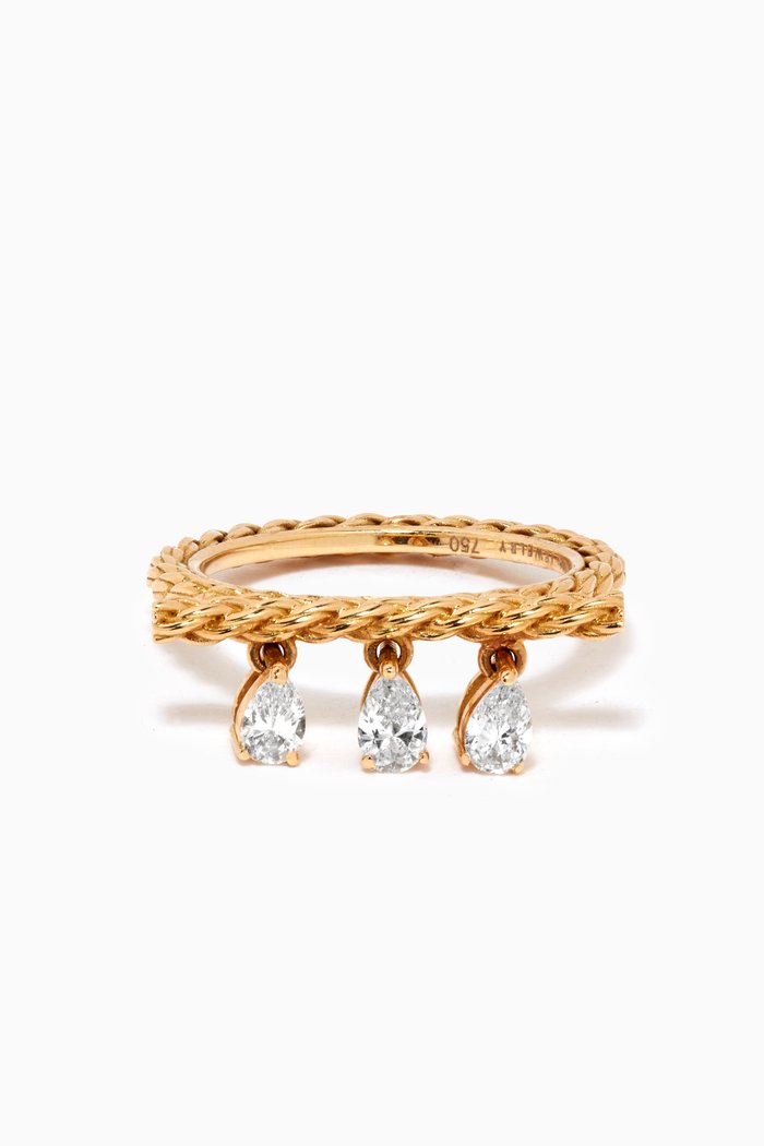 

Rope Line Diamond Ring in 18kt Yellow Gold