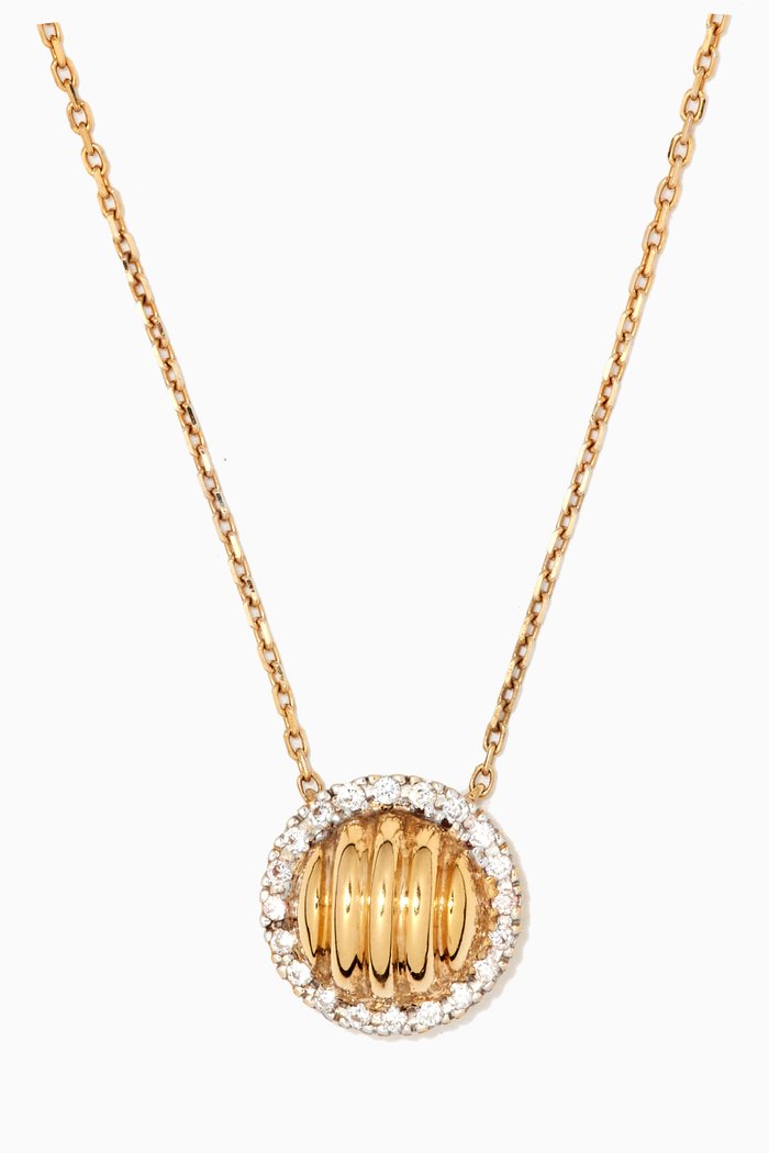 

Diamond Pendant Necklace in 18kt Yellow Gold