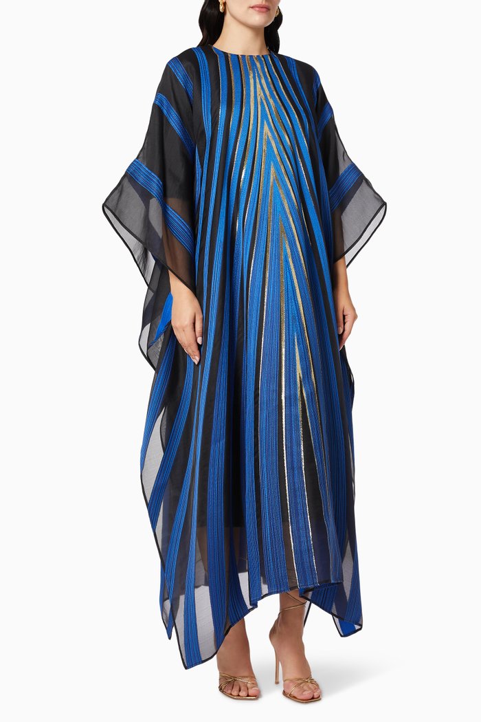 

Art Deco Kaftan, Blue
