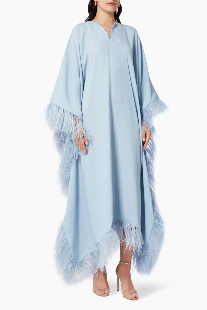 Art Deco Kaftan, Blue
