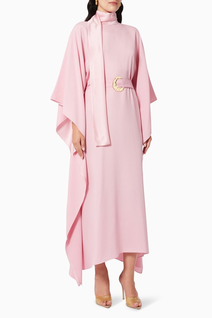 

El Sol Belted Kaftan, Pink