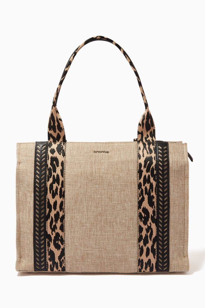 

Large Handbag in Calfskin, Neutral