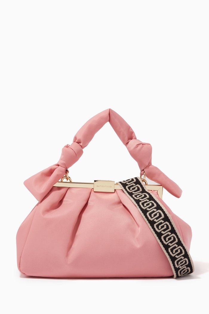 

Small Alaide Handbag in Nylon, Pink