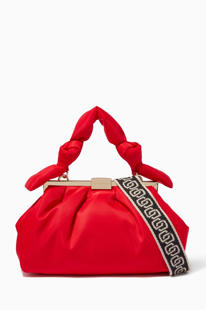 

Small Alaide Handbag in Nylon, Red