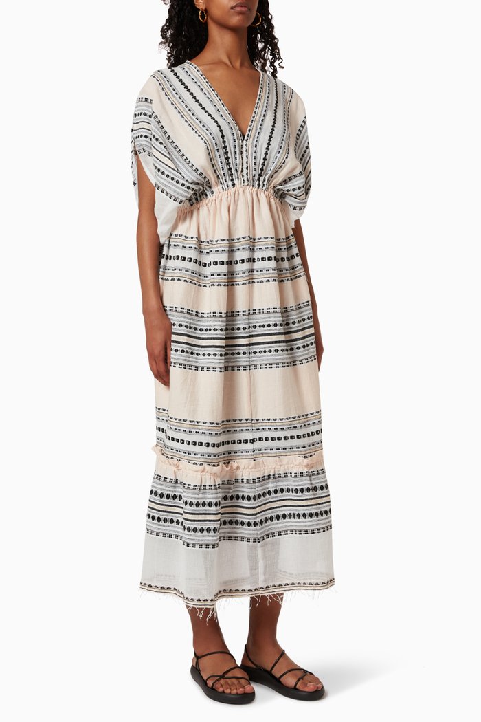 

Habiba Midi Dress, Neutral