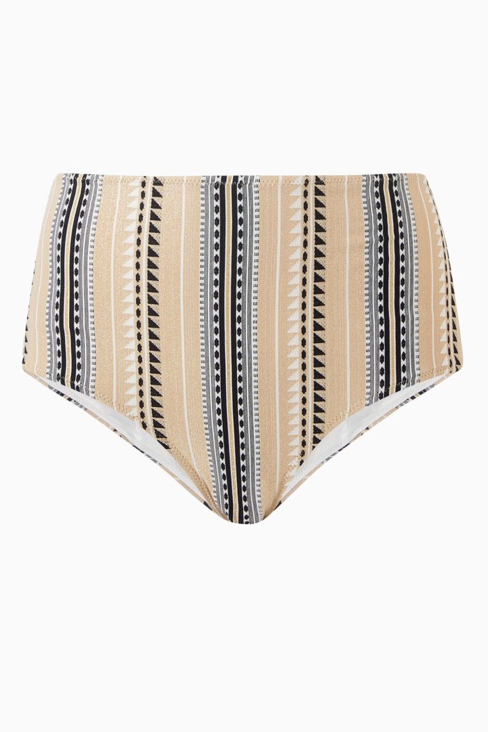 

Habiba High-waist Bikini Bottoms, Neutral