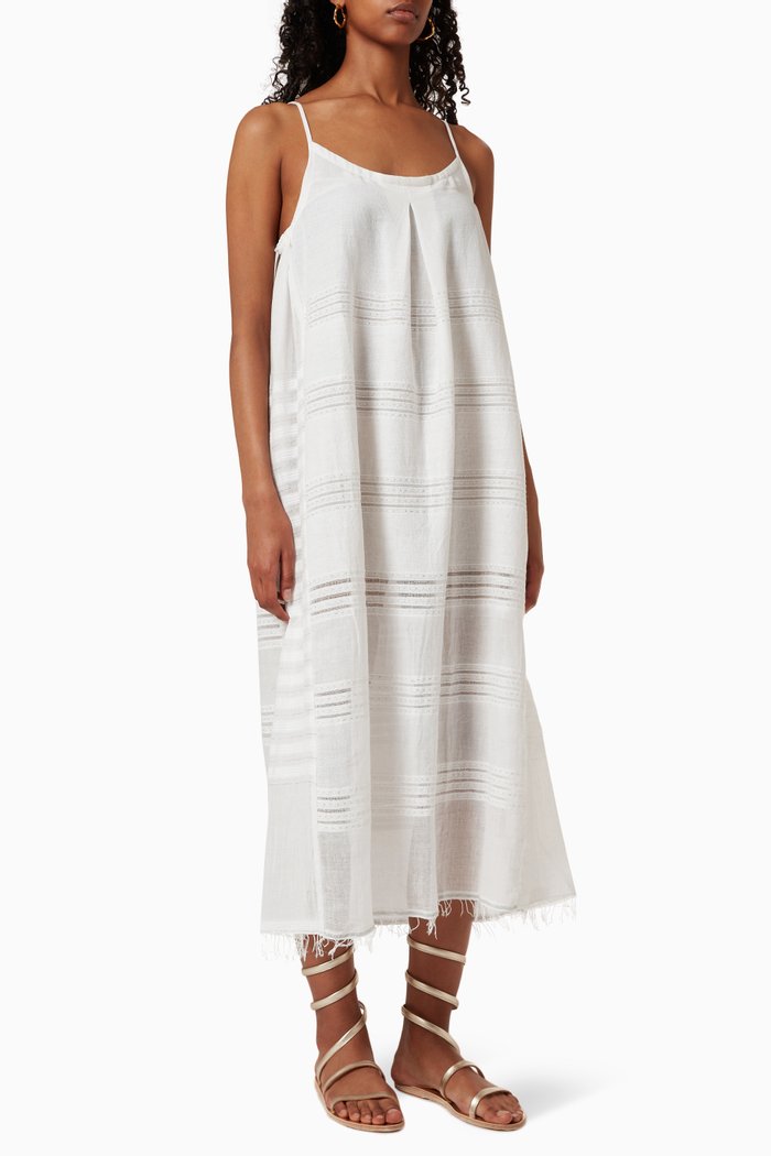 

Abira Midi Dress, White
