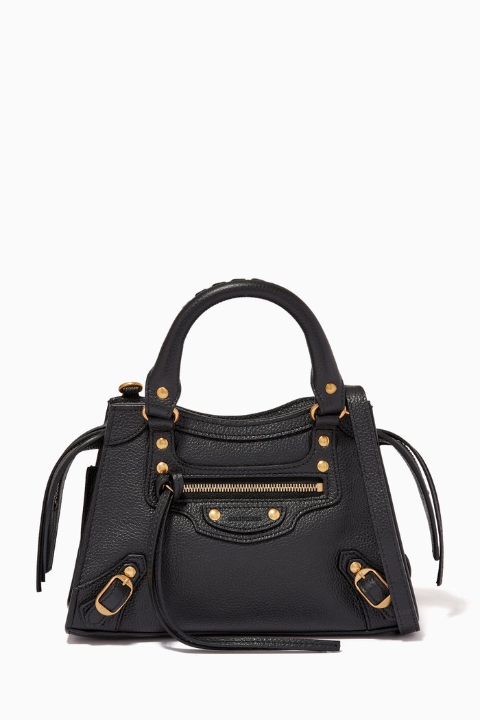 

Neo Classic City Mini Bag in Pebbled Calfskin, Black