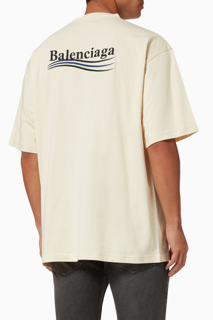 

Political Campaign T-shirt in Vintage Jersey, Yellow