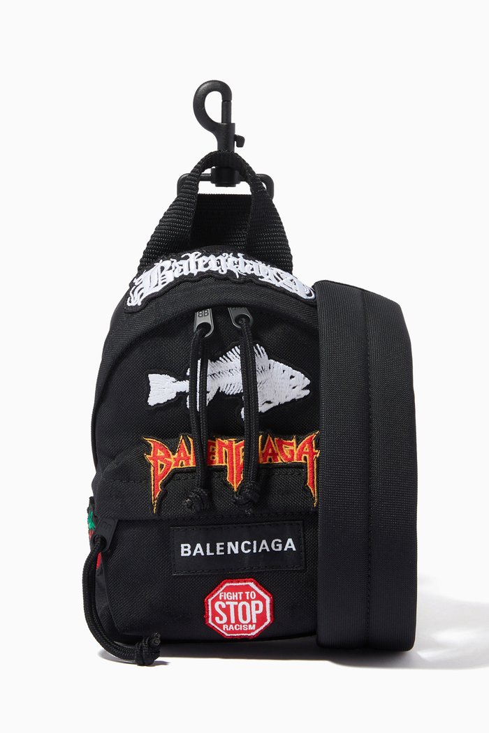 

Explorer Mini Backpack in Nylon, Black