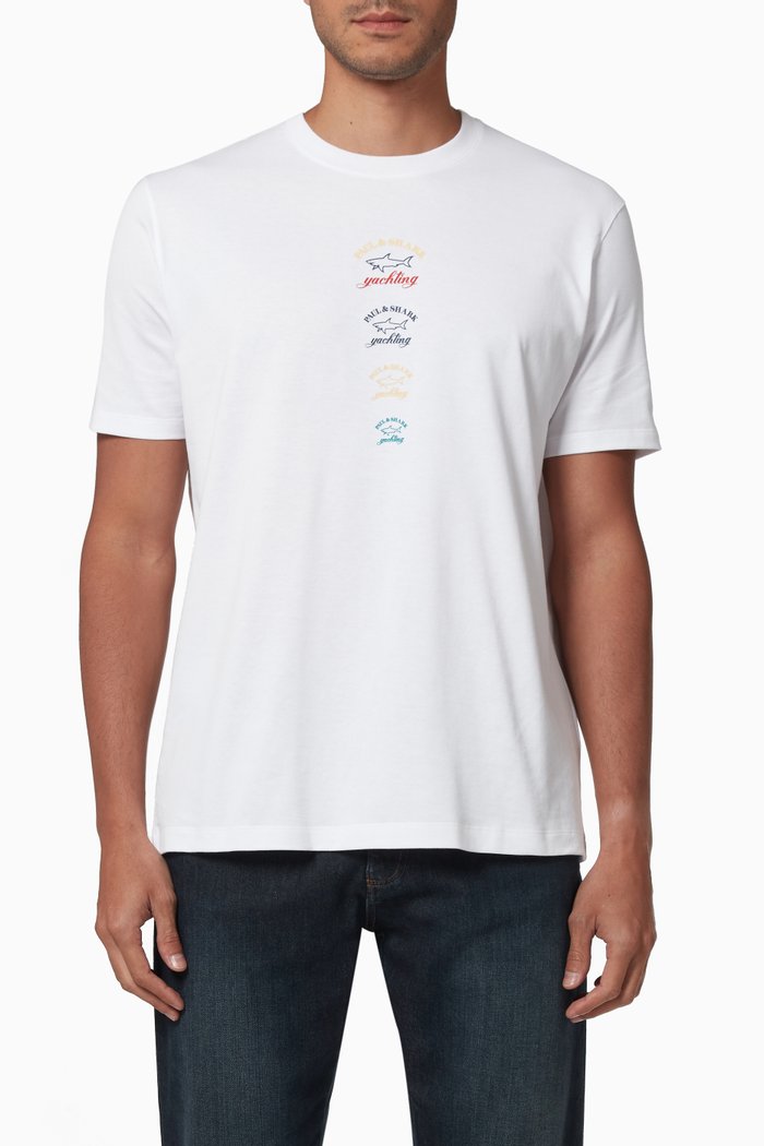 

Logo T-shirt in Cotton Jersey, White