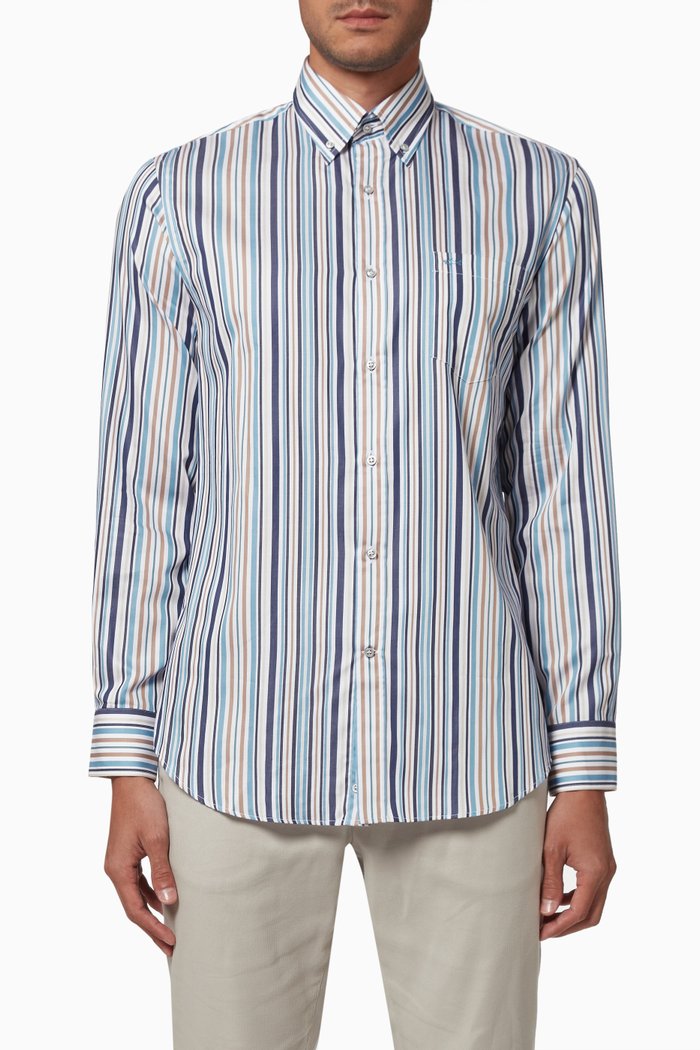 

Shirt in Cotton, Blue