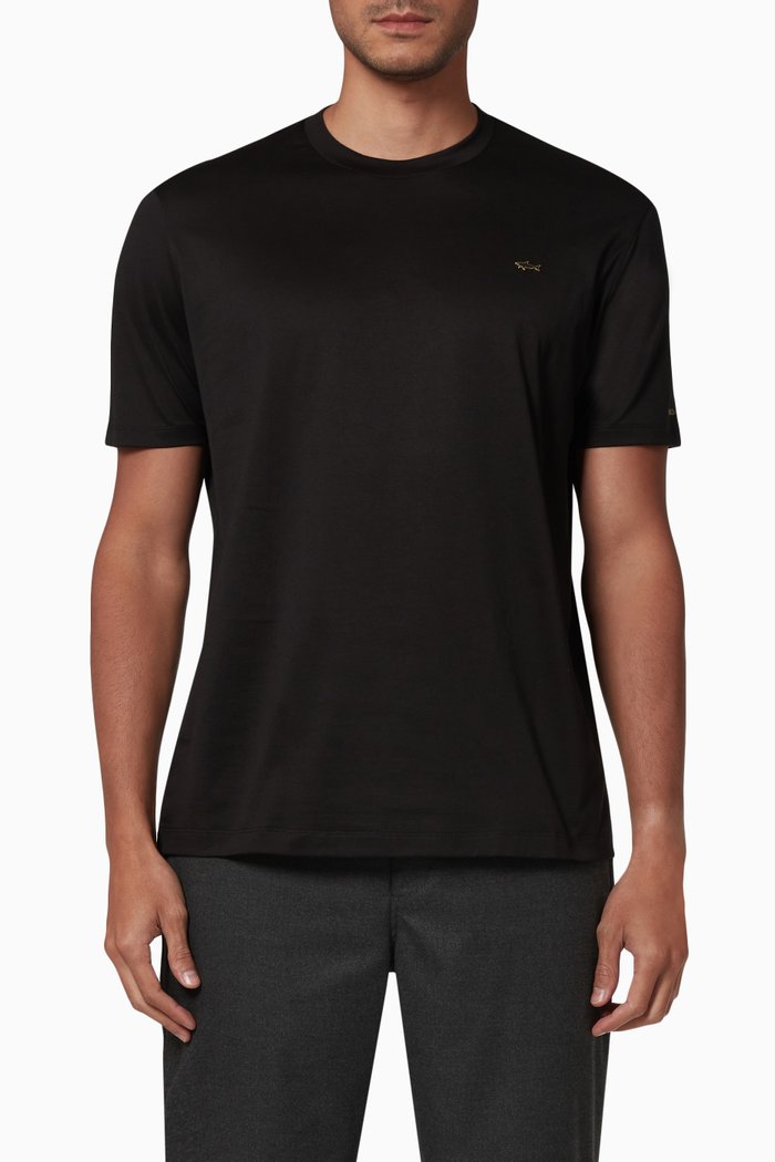

Logo T-shirt in Cotton, Black