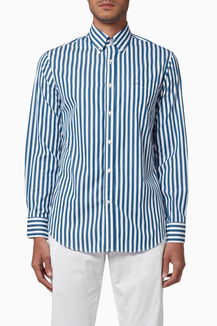 

Shirt in Cotton, Blue