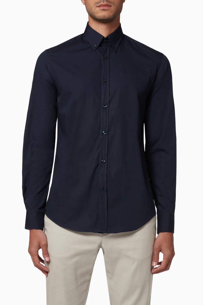 

Shirt in Cotton, Blue