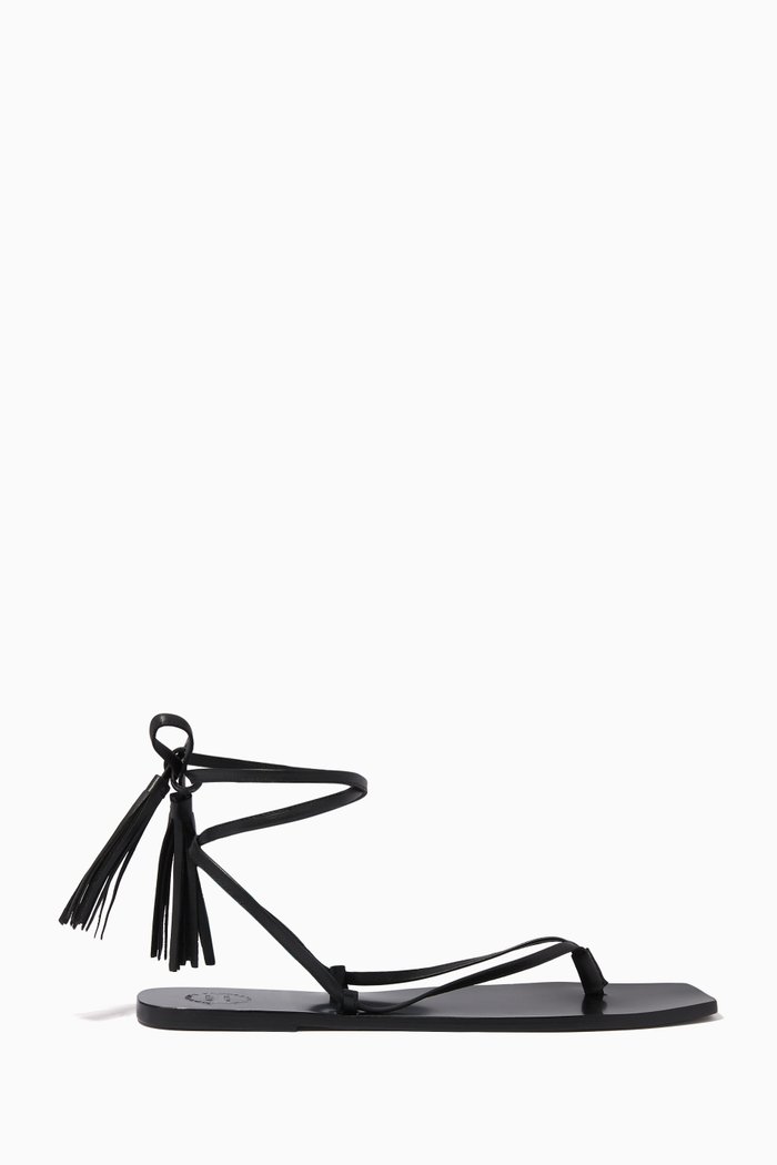 

Tortona Sandals in Nappa, Black