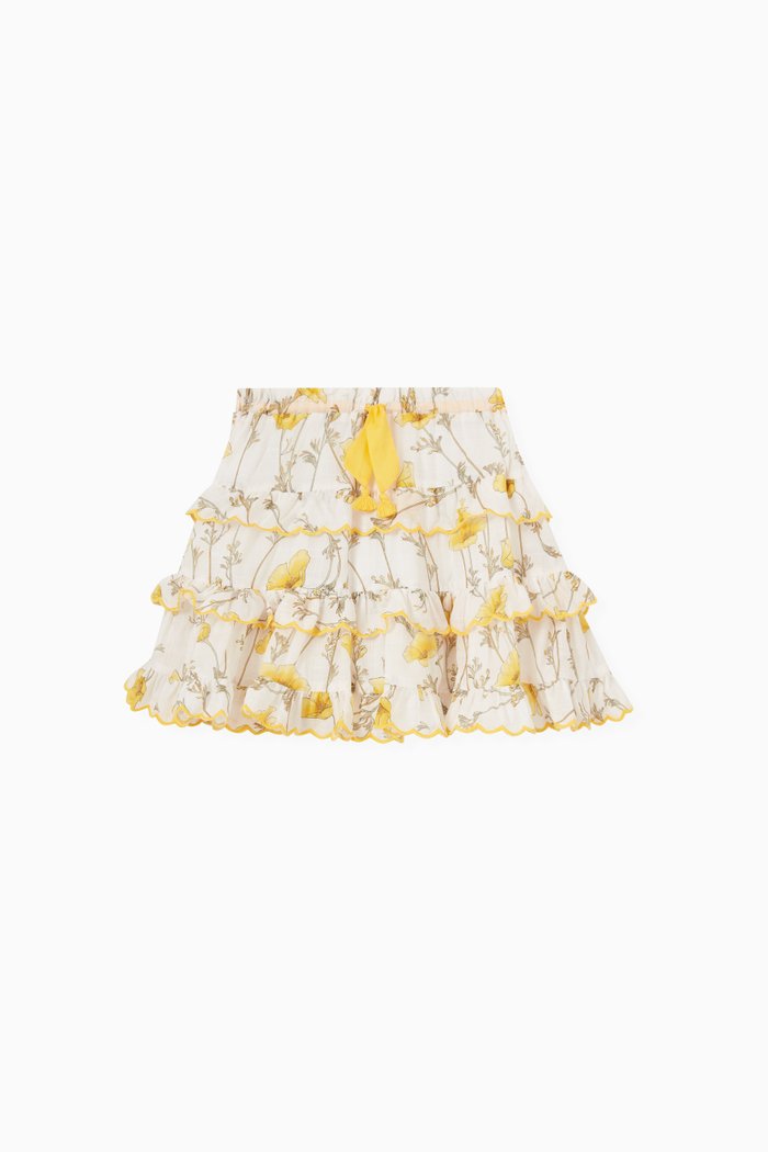 

Jeannie Skirt in Cotton, Yellow
